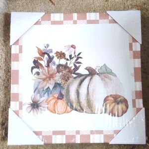 Pumpkin Floral Picture